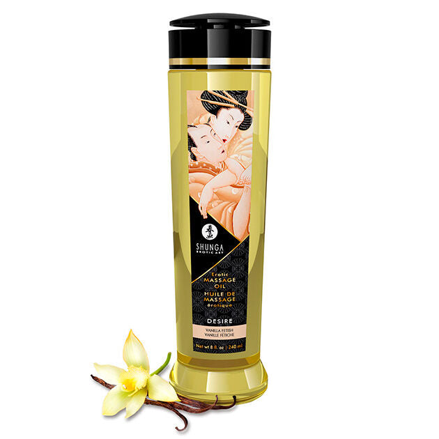 Shunga Erotic Massage Oil Desire Vanilla 240ml