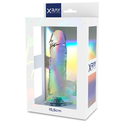 X Ray Clear Cock Dildo 15.5cm