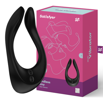 Satisfyer Endless Joy Silicone Vibrator Black