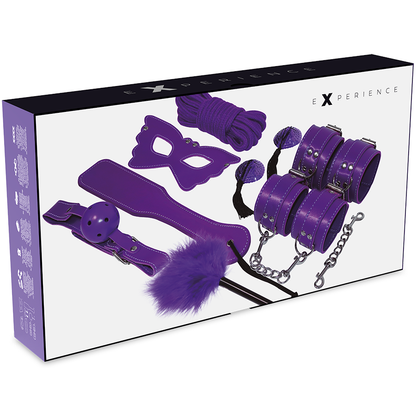 Experience Purple 8 Piece Bondage Kit