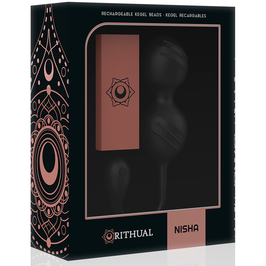 Rithual Nisha Black Rechargeable Vibrating Kegel Balls