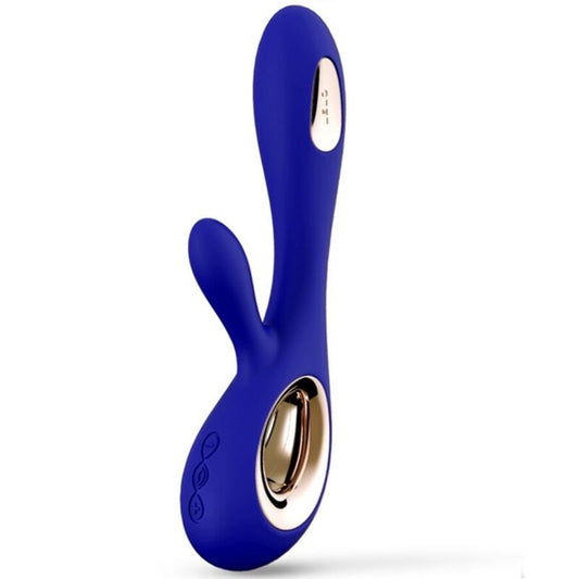 LELO Soraya Wave Rabbit Vibrator Midnight Blue