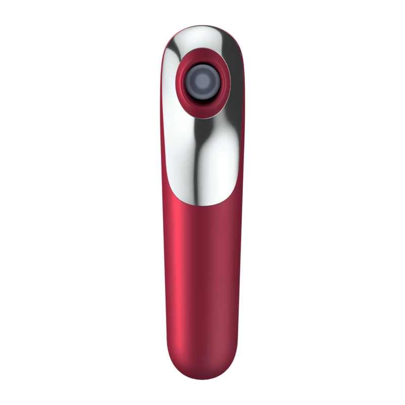 Satisfyer Dual Love Vibrating Air Pulse Clitoral Stimulator Red