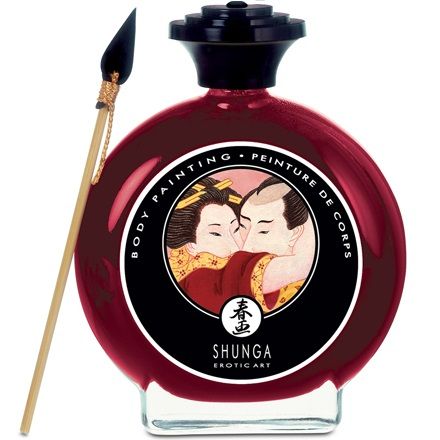 Shunga Body Paint Sparkling Strawberry Wine 100ml