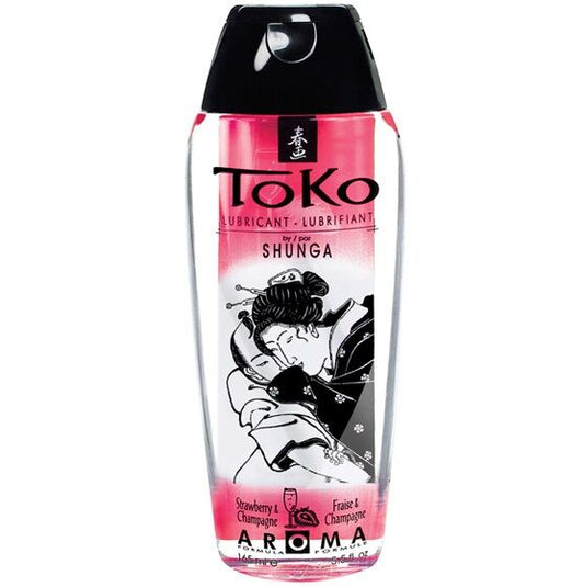 Shunga Toko Aroma Water Based Lubricant Sparkling Strawberry Wine 165ml