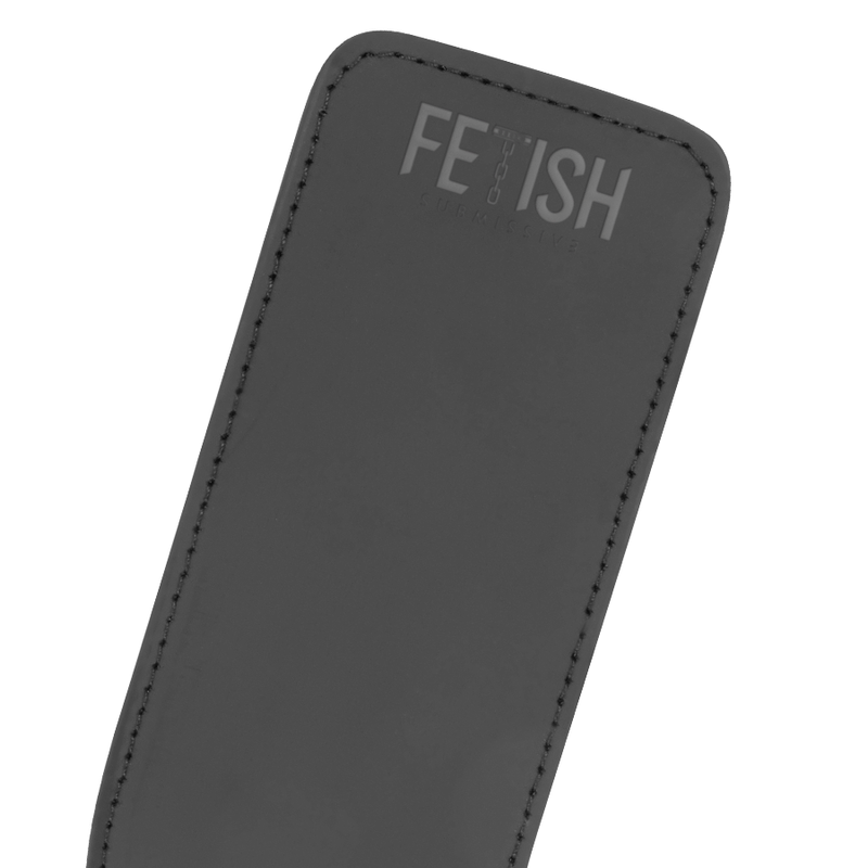 Fetish Submissive Black Vegan Leather Paddle