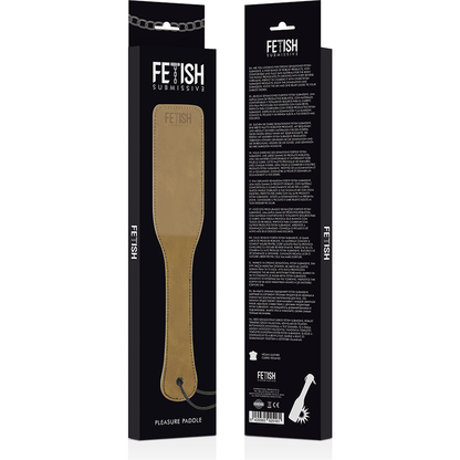 Fetish Submissive Origin Brown Vegan Leather Paddle