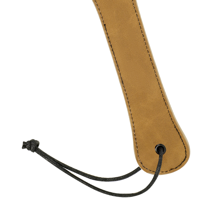 Fetish Submissive Origin Brown Vegan Leather Paddle