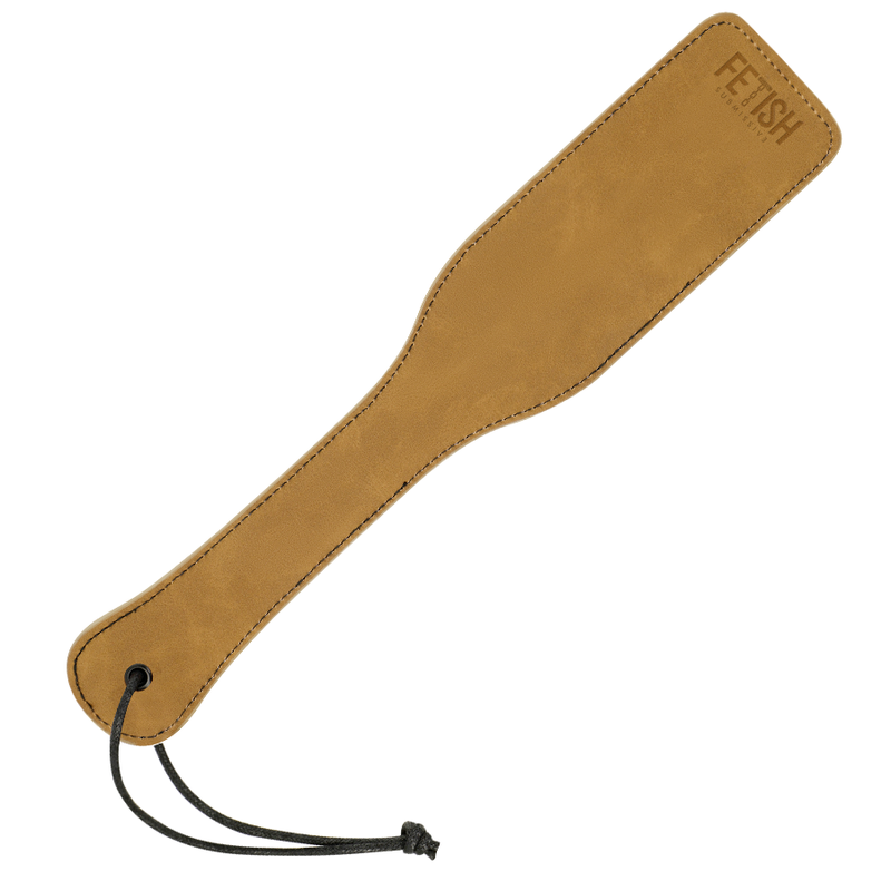 Fetish Submissive Origin Brown Vegan Leather Paddle