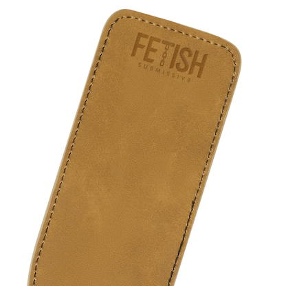 Fetish Submissive Origin Brown Vegan Leather Paddle