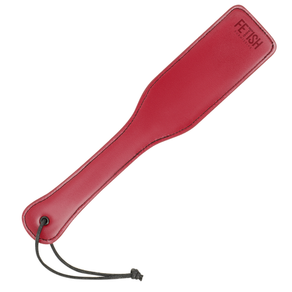 Fetish Submissive Dark Room Red Vegan Leather Paddle