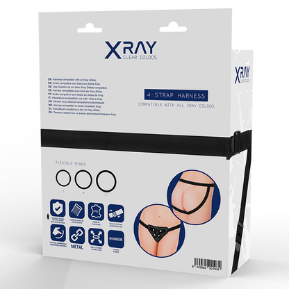 X Ray Strap-On Harness With Silicone Rings