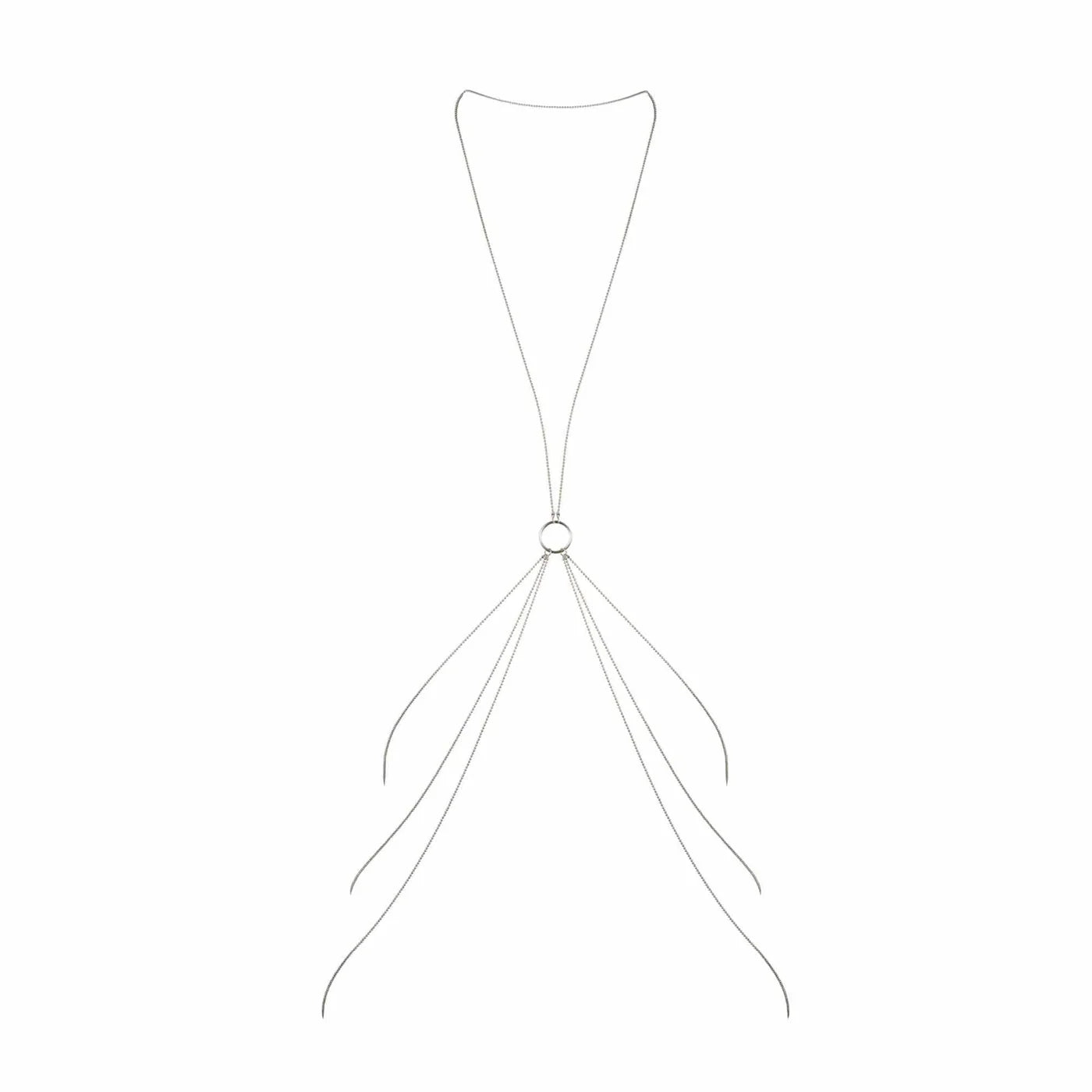 Bijoux Indiscrets Magnifique Silver 8 Body Chain