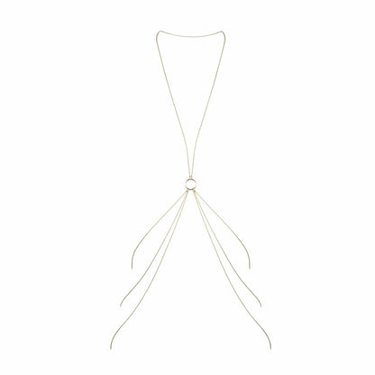 Bijoux Indiscrets Magnifique Gold 8 Body Chain