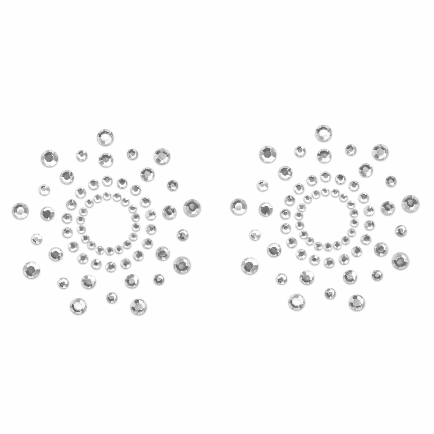 Bijoux Indiscrets Mimi Silver Rhinestone Nipple Jewelry