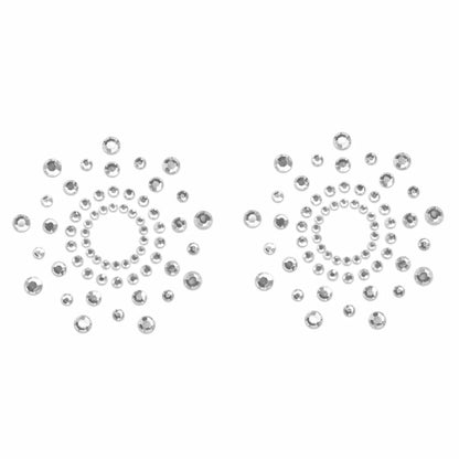 Bijoux Indiscrets Mimi Silver Rhinestone Nipple Jewelry