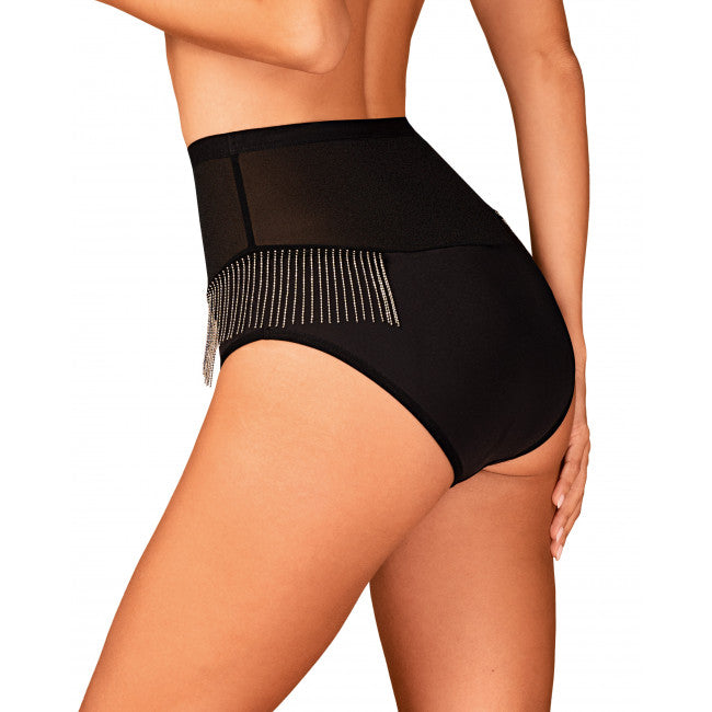 Obsessive Milladis Black High-Waisted Panties