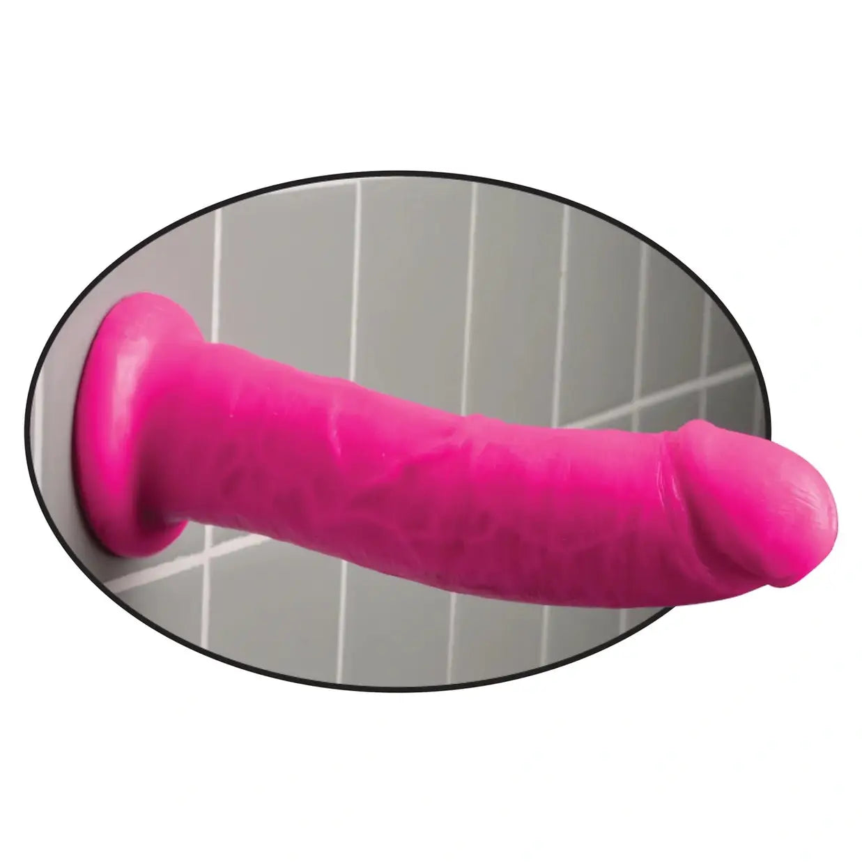 Dillio 21.5cm PVC Dildo Pink