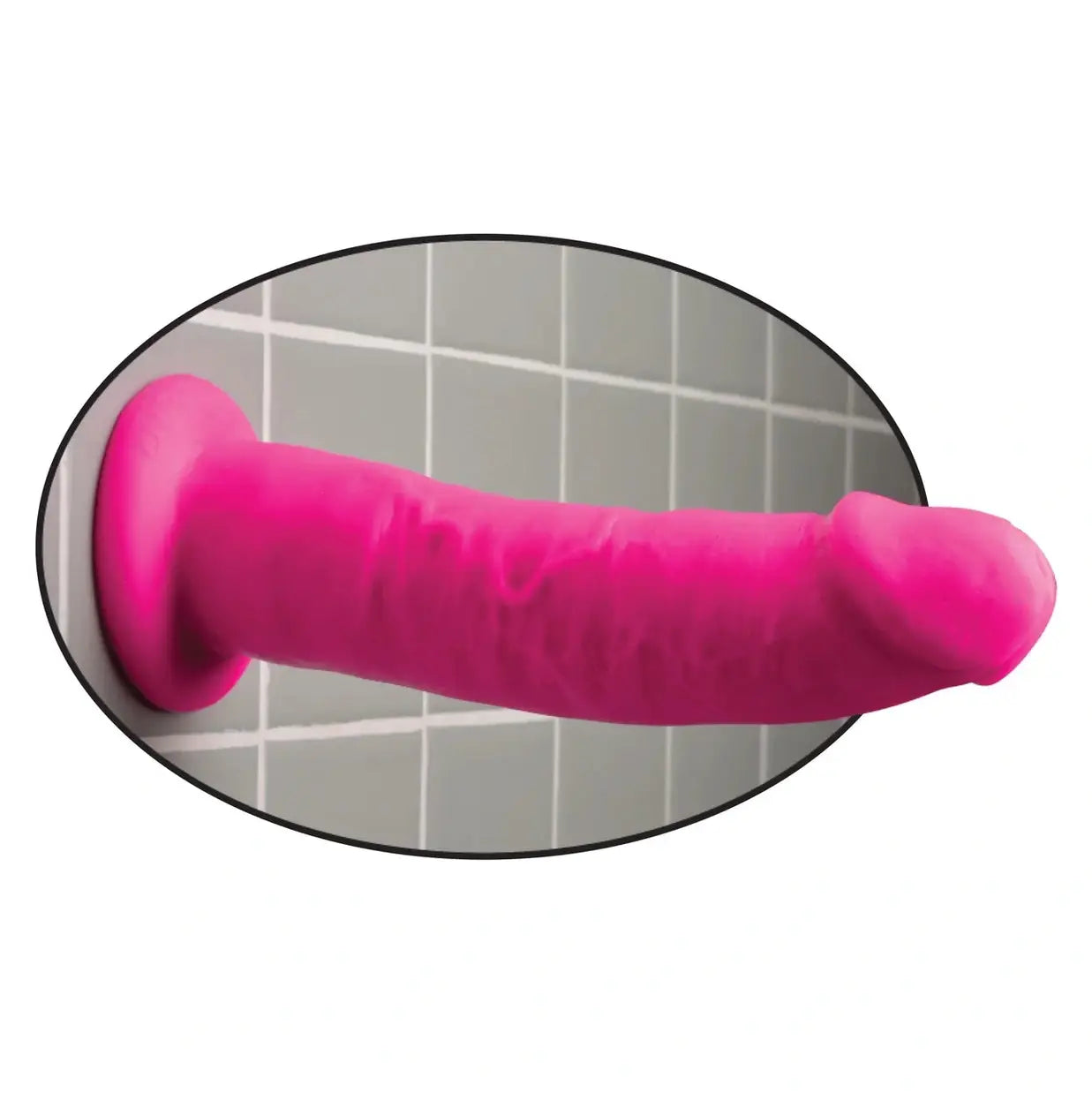 Dillio 23cm PVC Dildo Pink