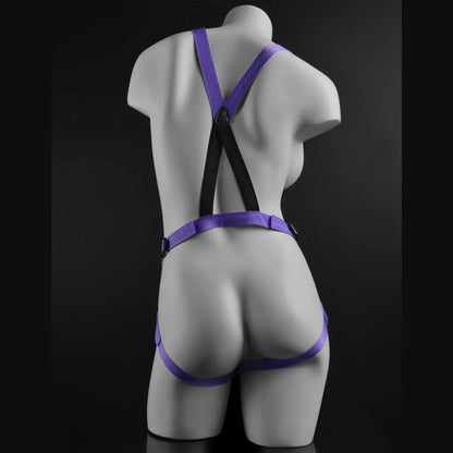 Dillio 7 Inch Strap-On Suspender Harness Set