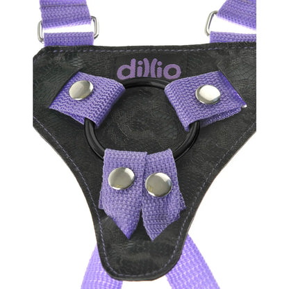 Dillio 7 Inch Strap-On Suspender Harness Set