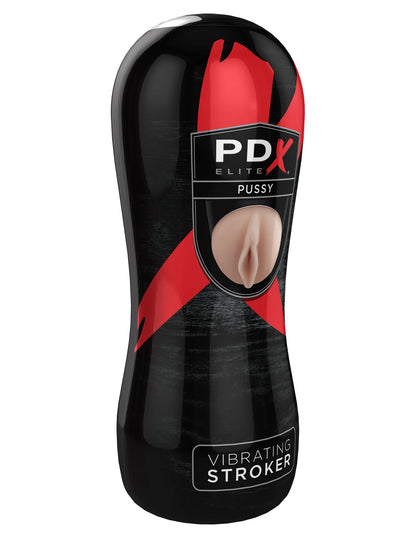 PDX Elite Vibrating Pussy Stroker