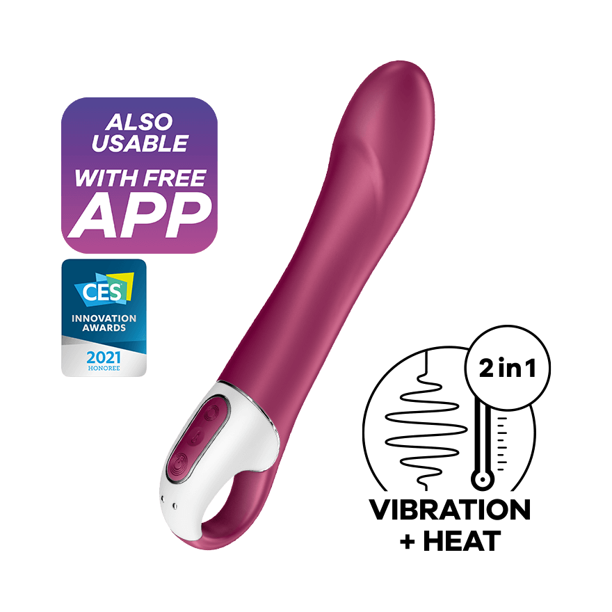 Satisfyer Big Heat App Enabled Warming G-Spot Vibrator