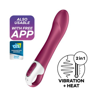 Satisfyer Big Heat App Enabled Warming G-Spot Vibrator