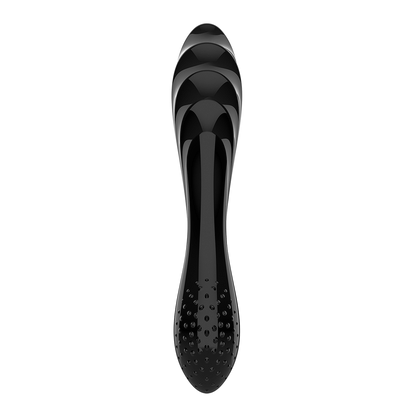 Satisfyer Dazzling Crystal 1 Double-Sided Glass G-Spot Dildo Black