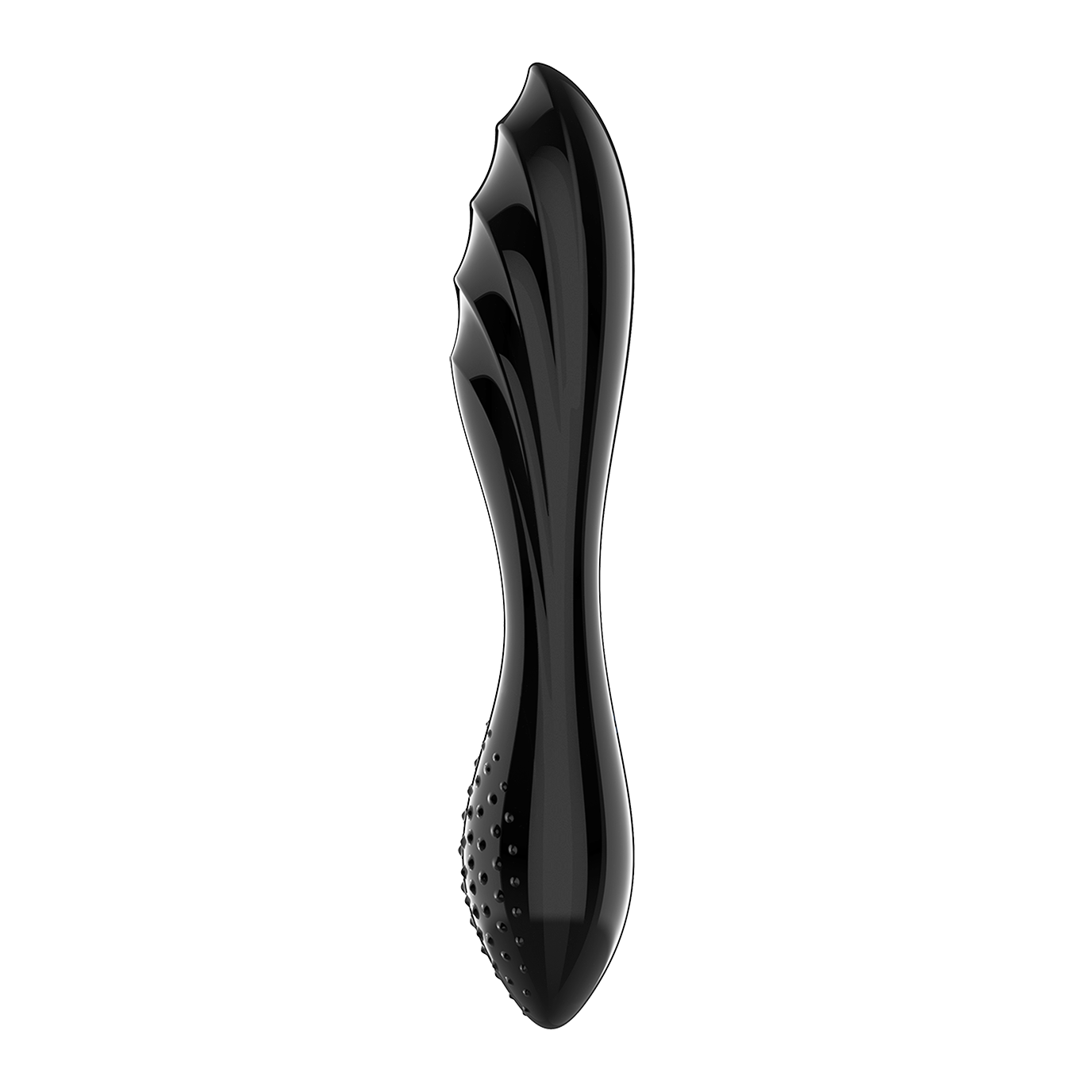 Satisfyer Dazzling Crystal 1 Double-Sided Glass G-Spot Dildo Black