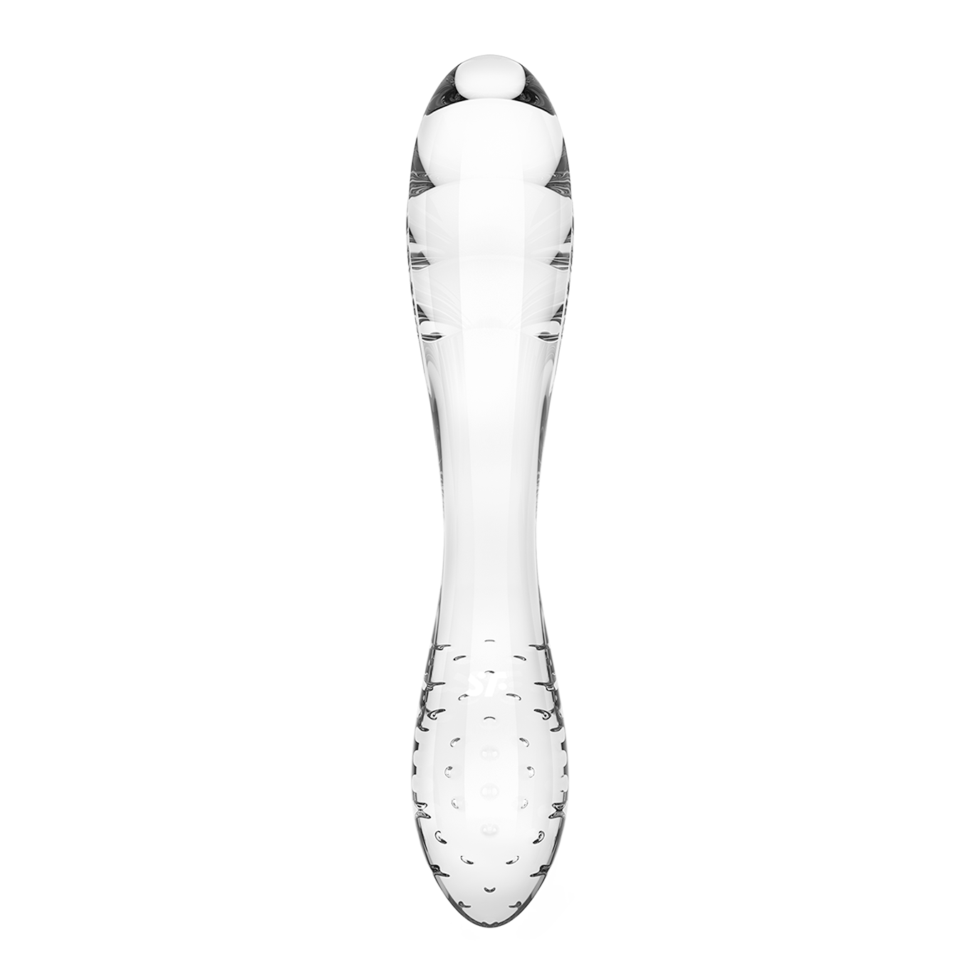 Satisfyer Dazzling Crystal 1 Double-Sided Glass G-Spot Dildo Clear