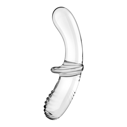 Satisfyer Double Crystal Double-Sided Glass Dildo Clear