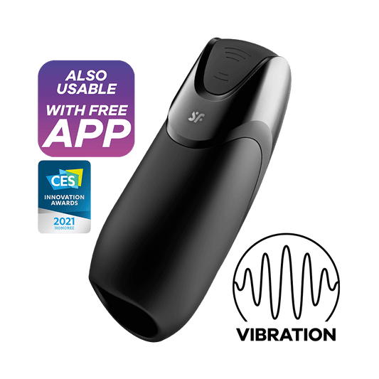 Satisfyer Men Vibration+ App Enabled Silicone Male Vibrator