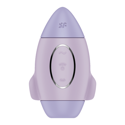 Satisfyer Mission Control Double Air Pulse Clitoral Vibrator Purple