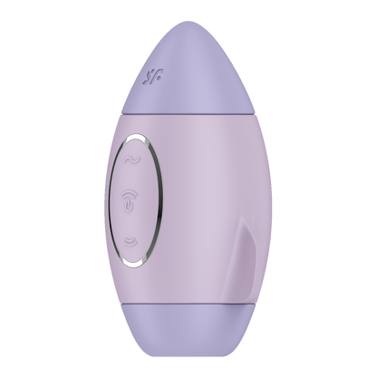 Satisfyer Mission Control Double Air Pulse Clitoral Vibrator Purple