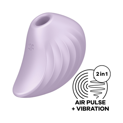 Satisfyer Pearl Diver Vibrating Air Pulse Clitoral Stimulator Lilac