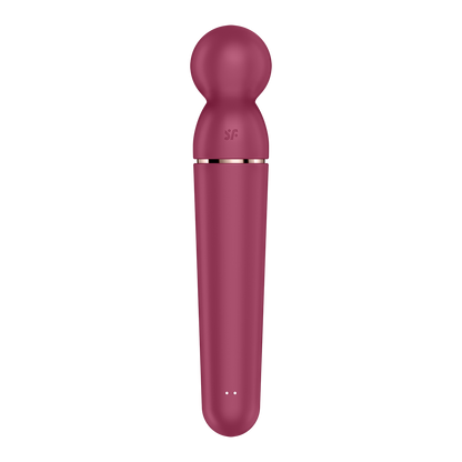 Satisfyer Planet Wand-er Silicone Wand Vibrator Red