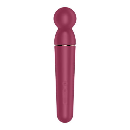 Satisfyer Planet Wand-er Silicone Wand Vibrator Red