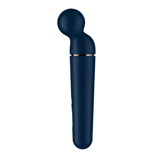 Satisfyer Planet Wand-er Silicone Wand Vibrator Blue