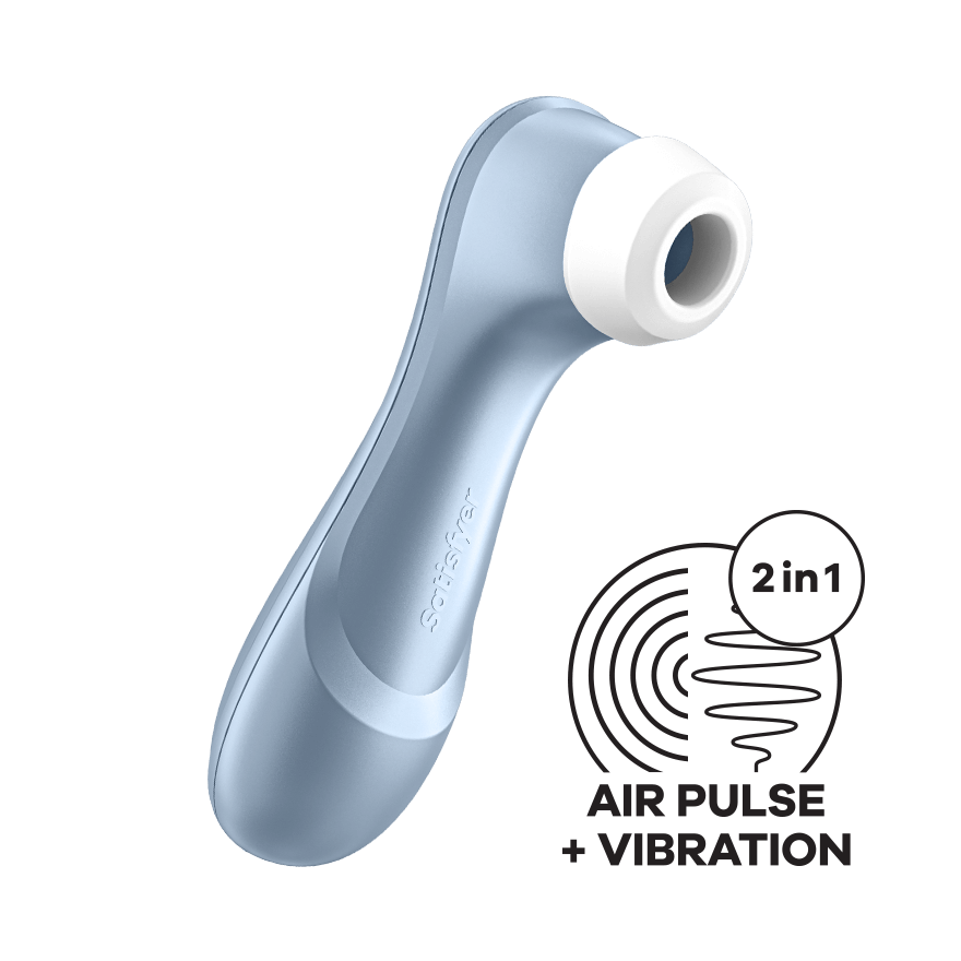 Satisfyer Pro 2 Generation 2 Pressure Wave Clitoral Stimulator Blue