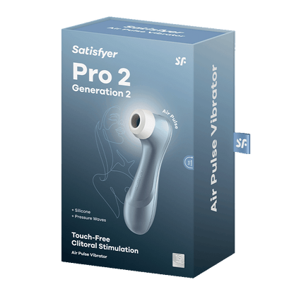 Satisfyer Pro 2 Generation 2 Pressure Wave Clitoral Stimulator Blue