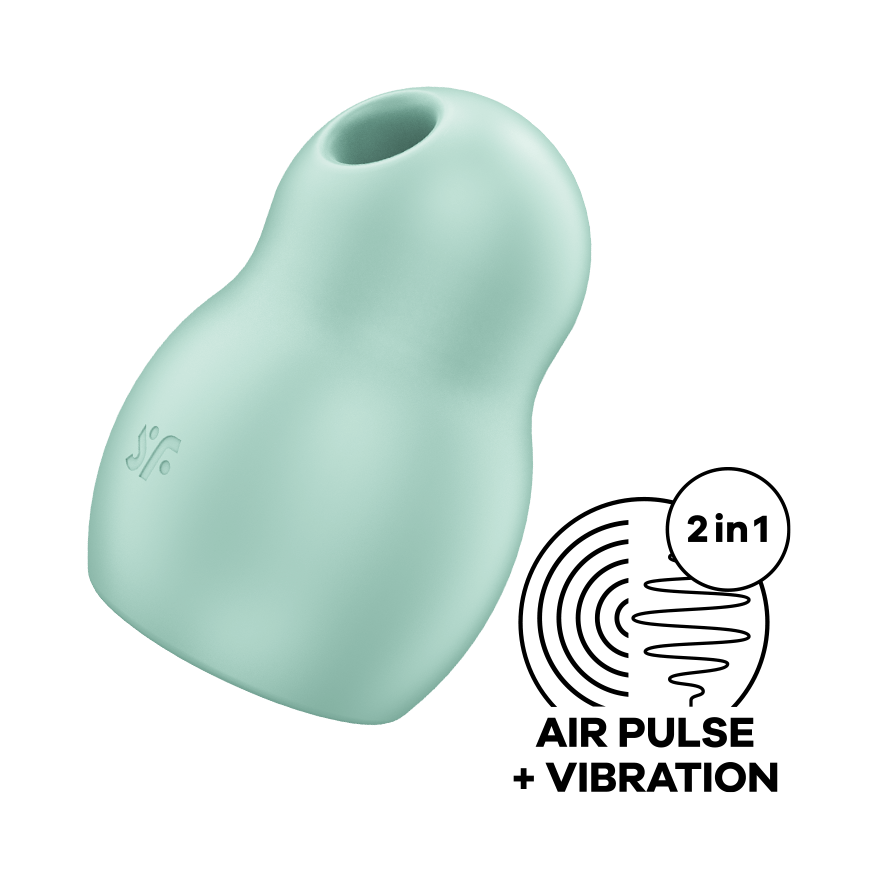 Satisfyer Pro To Go 1 Double Air Pulse Vibrator Mint Green