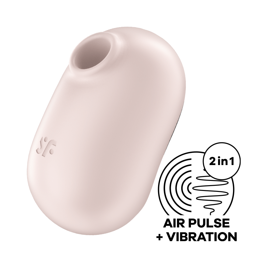 Satisfyer Pro To Go 2 Double Air Pulse Vibrator Nude