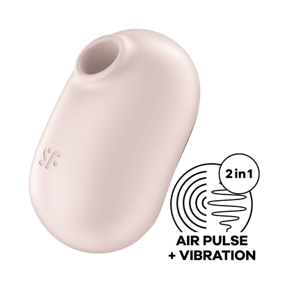 Satisfyer Pro To Go 2 Double Air Pulse Vibrator Nude