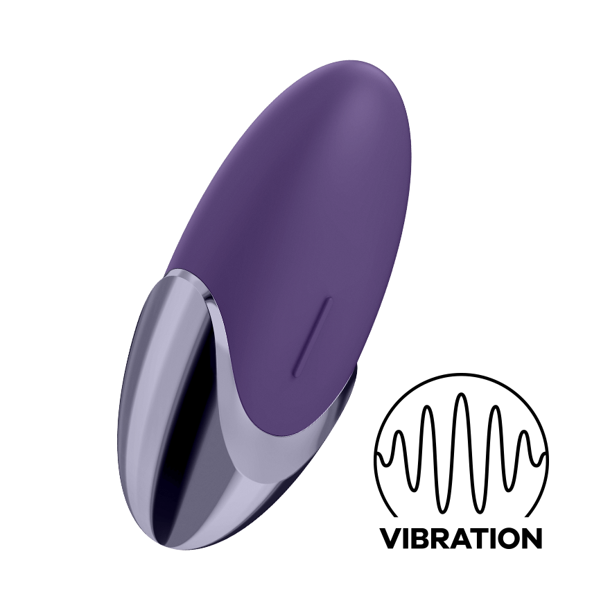 Satisfyer Purple Pleasure Lay-On Silicone Vibrator