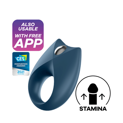 Satisfyer Royal One Silicone Vibrating App Enabled Cock Ring