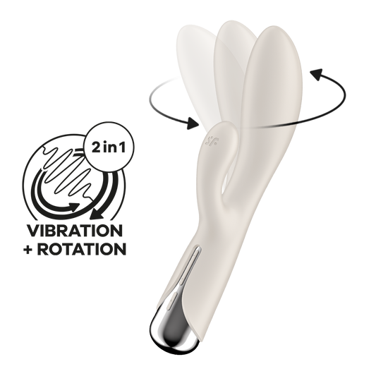 Satisfyer Spinning Rabbit 1 Rotating Rabbit Vibrator Beige