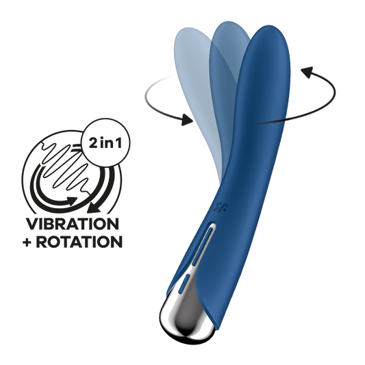 Satisfyer Spinning Vibe 1 Rotating G-Spot Vibrator Blue