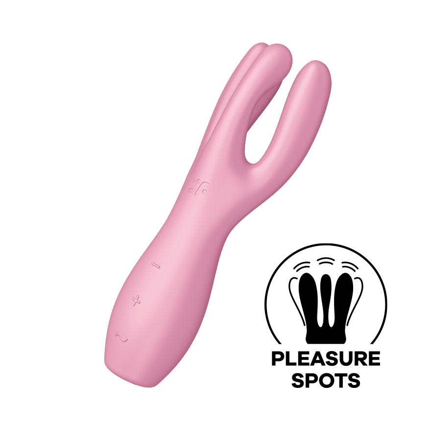 Satisfyer Threesome 3 Clitoral Vibrator Pink