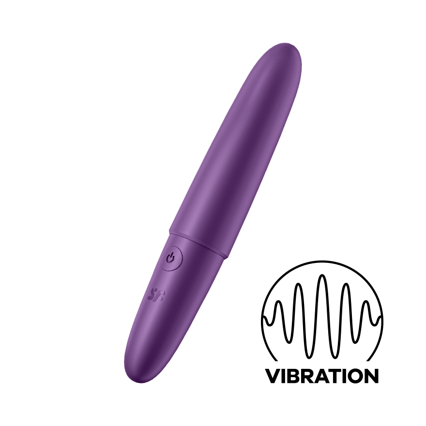 Satisfyer Ultra Power Bullet 6 Silicone Bullet Vibrator Purple